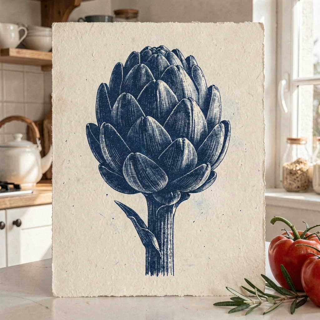 Artichoke Photogram