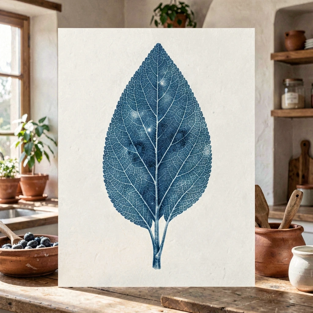 Sage Leaf Photogram
